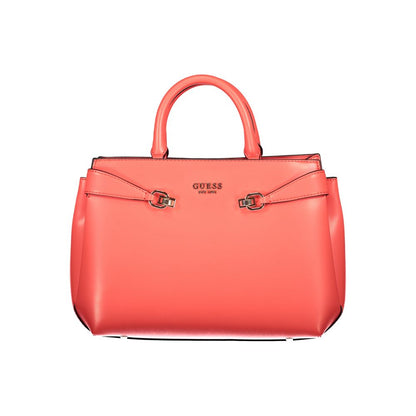Guess Jeans Rote Polyethylen Damen Handtasche