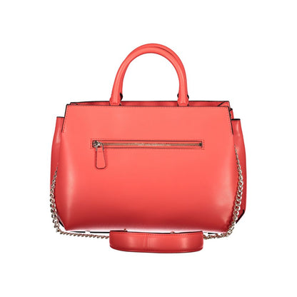 Guess Jeans Rote Polyethylen Damen Handtasche