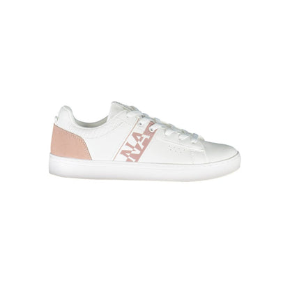 Napapijri Damen Sneaker aus weißem Leder