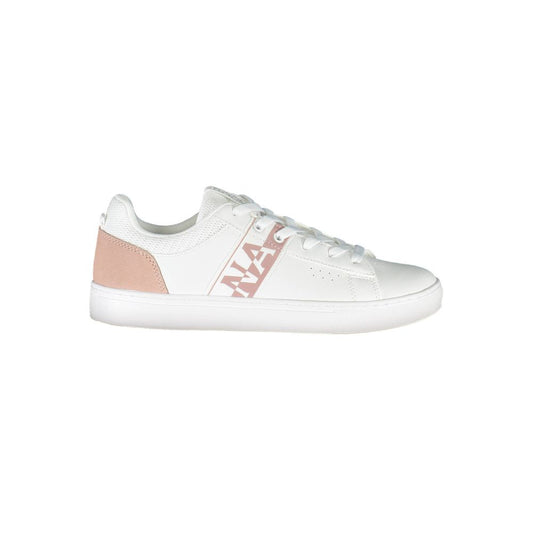 Napapijri Damen Sneaker aus weißem Leder