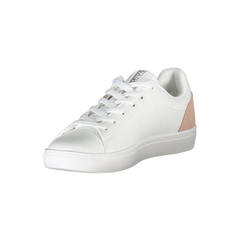 Napapijri Damen Sneaker aus weißem Leder