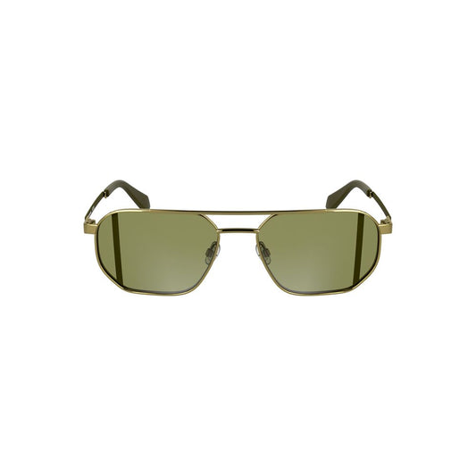 Calvin Klein Gold Metall Herren Sonnenbrille