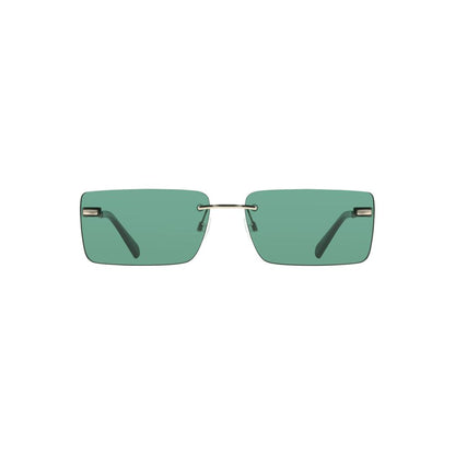 Calvin Klein Grüne Metall Damen Sonnenbrille