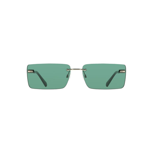Calvin Klein Grüne Metall Damen Sonnenbrille