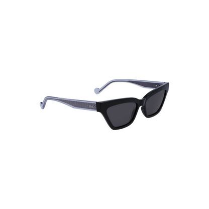 Liu Jo Damen Sonnenbrille mit Injection-Effekt in Schwarz