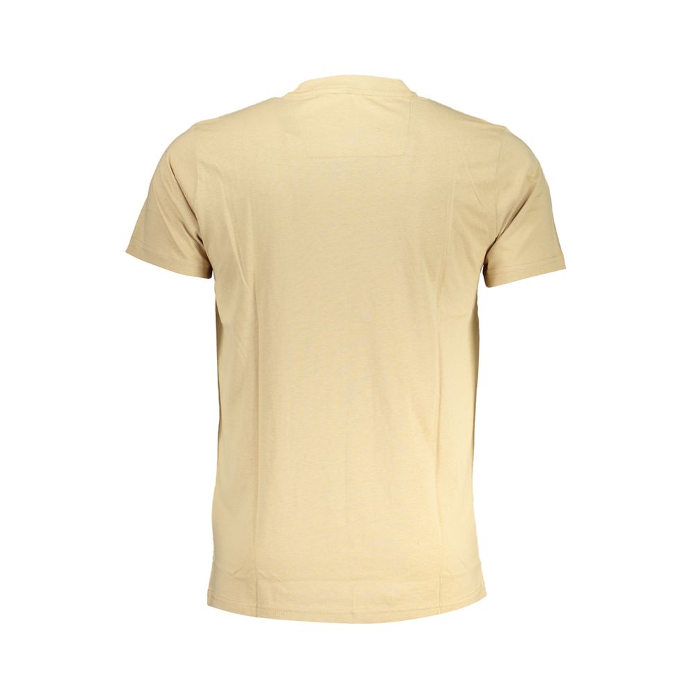 Cavalli Class – Beiges Baumwoll-T-Shirt
