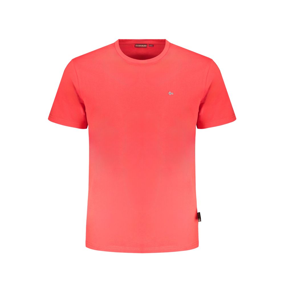 Napapijri – Rotes Baumwoll-T-Shirt