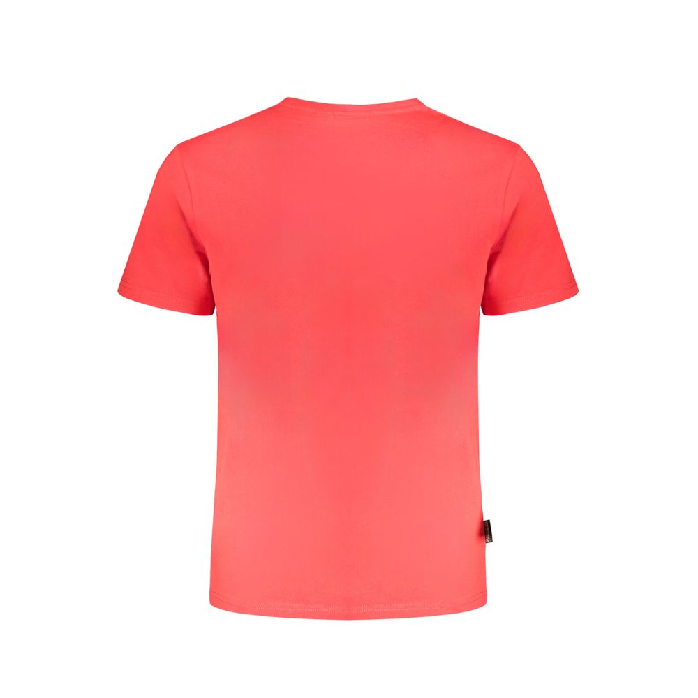 Napapijri – Rotes Baumwoll-T-Shirt
