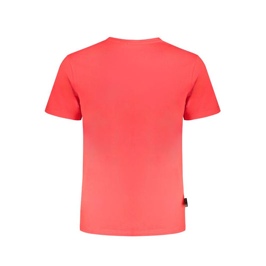 Napapijri – Rotes Baumwoll-T-Shirt