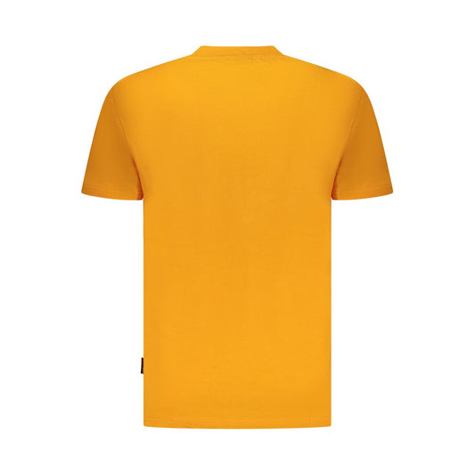 Napapijri Orange Herren T-Shirt aus Bio-Baumwolle