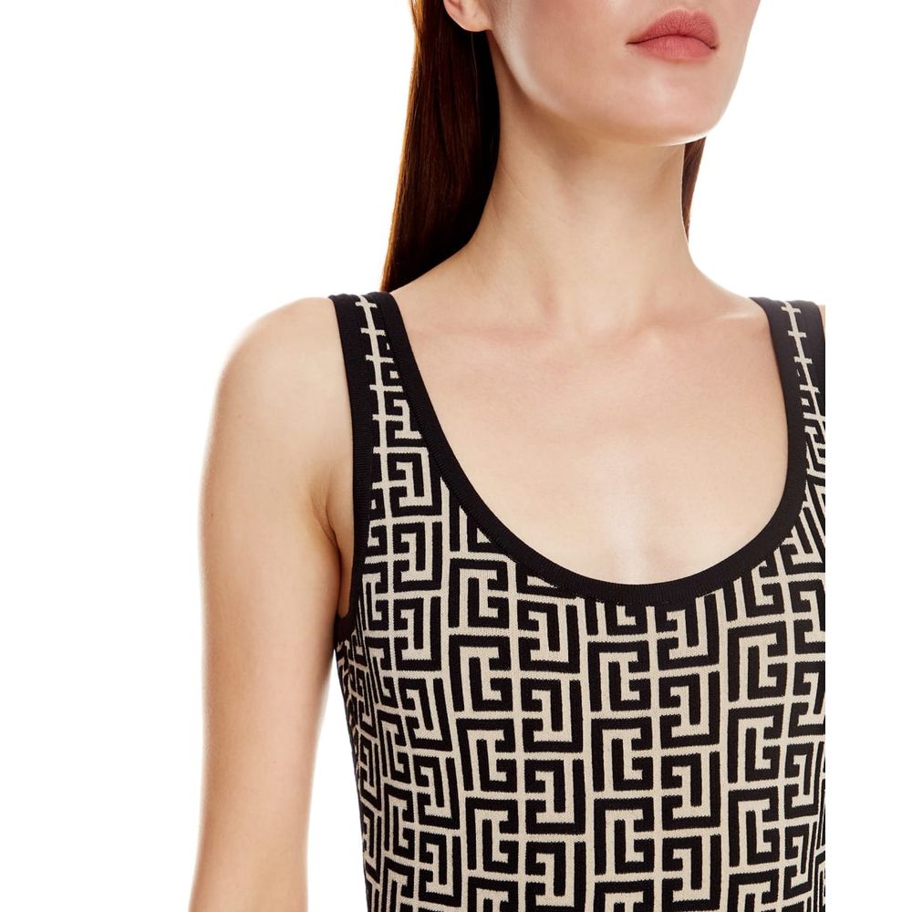 Balmain Weißer Wollbody für Damen
