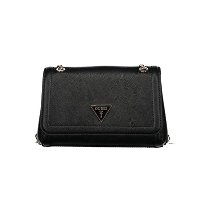 Guess Jeans – Schwarze Polyethylen-Handtasche