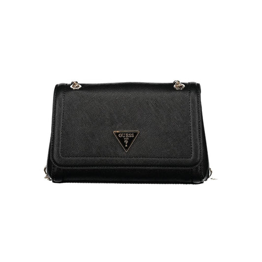 Guess Jeans – Schwarze Polyethylen-Handtasche