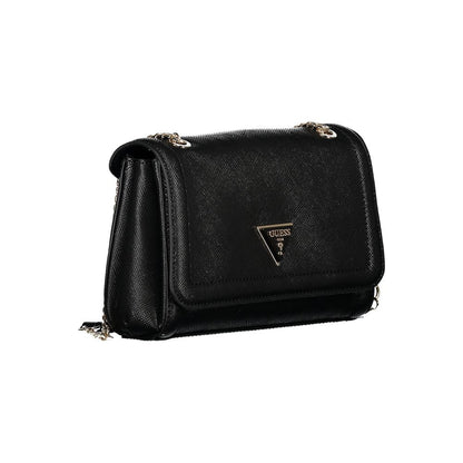 Guess Jeans – Schwarze Polyethylen-Handtasche