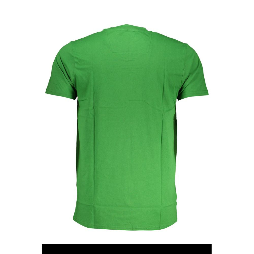 Grünes Baumwoll-T-Shirt der Cavalli Class