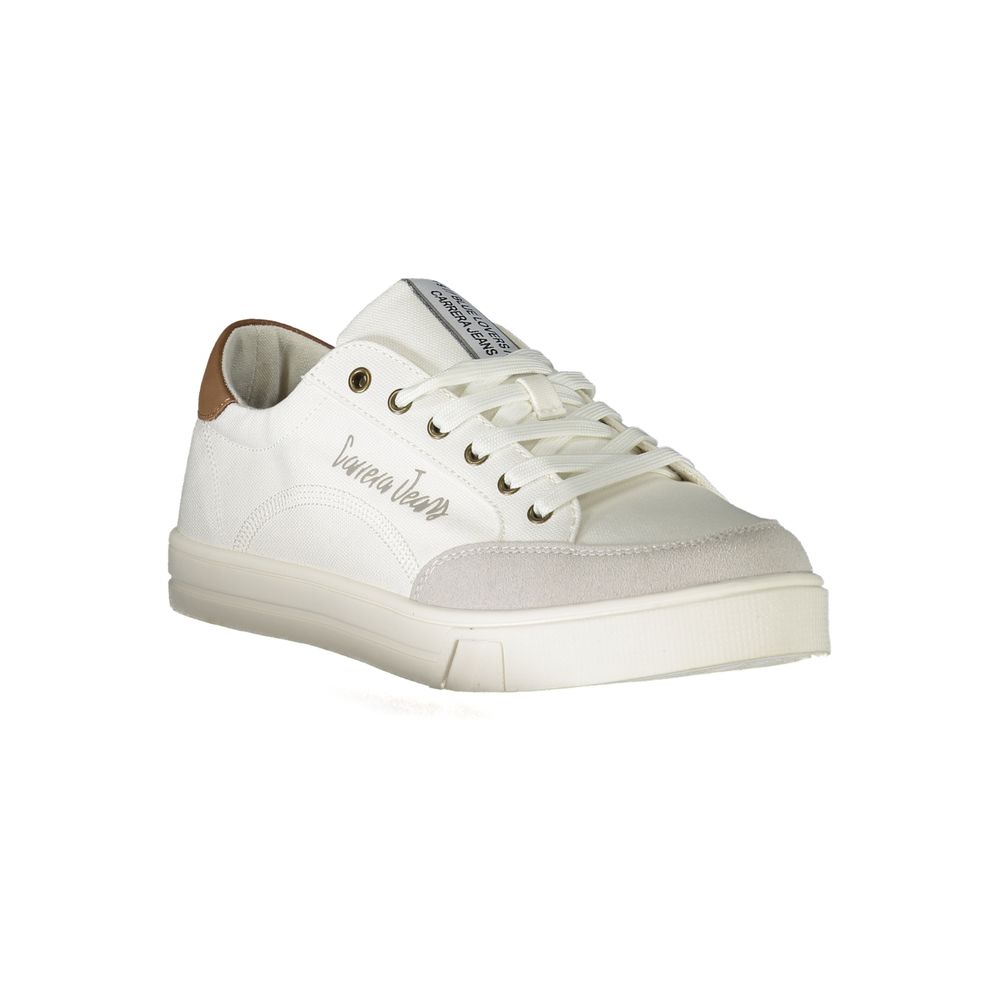 Carrera – Weißer Polyester-Sneaker