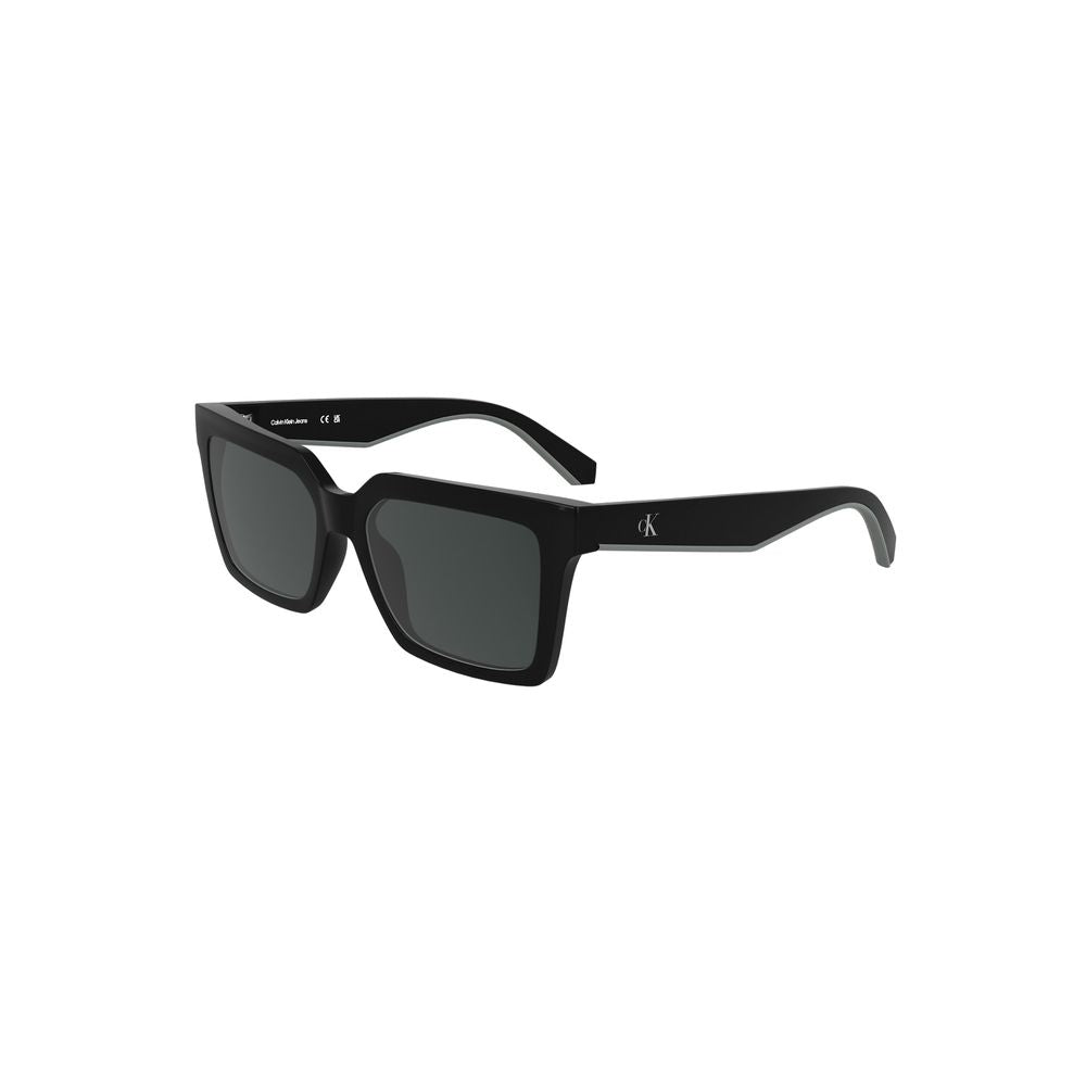 Calvin Klein – Schwarze Sonnenbrille aus biobasiertem Stoff