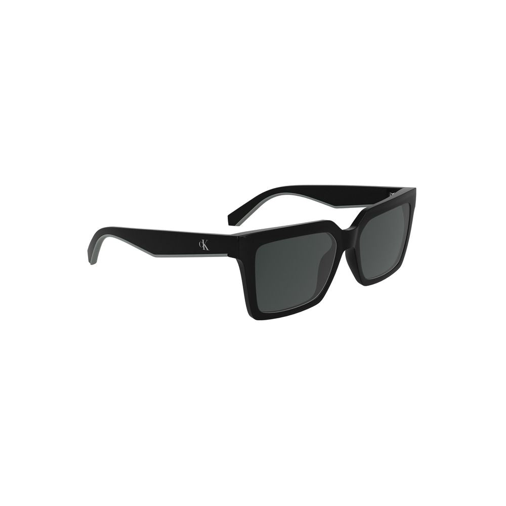 Calvin Klein – Schwarze Sonnenbrille aus biobasiertem Stoff