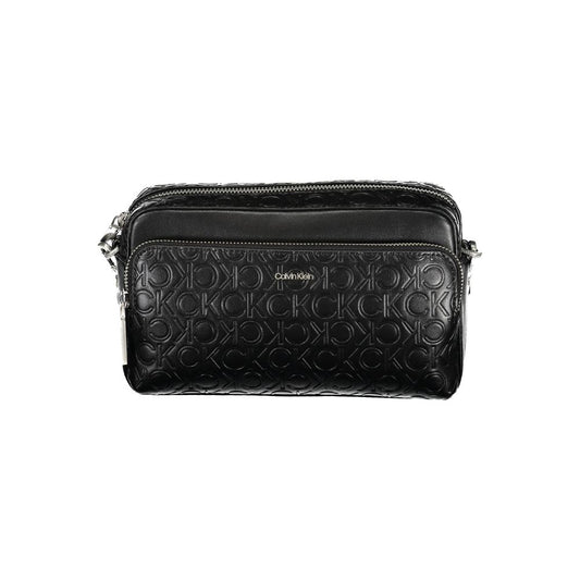 Calvin Klein Schwarze Polyester-Handtasche