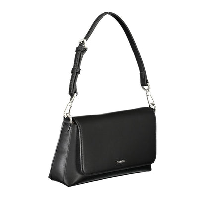 Calvin Klein Schwarze Polyester-Handtasche