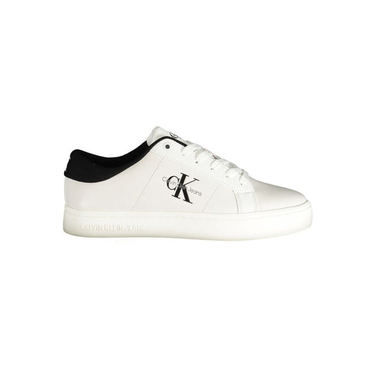 Calvin Klein – Weißer Polyester-Sneaker