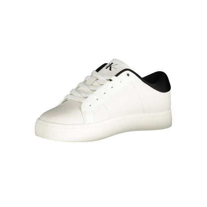 Calvin Klein – Weißer Polyester-Sneaker