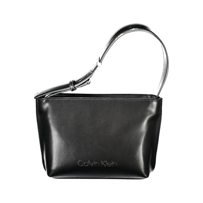 Calvin Klein Schwarze Polyester-Damenhandtasche