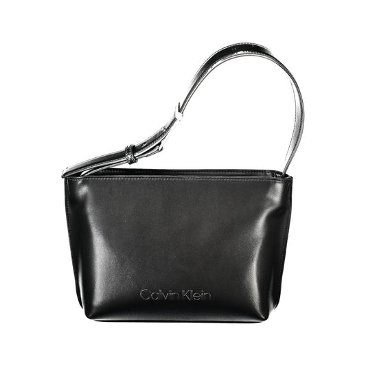 Calvin Klein Schwarze Polyester-Damenhandtasche