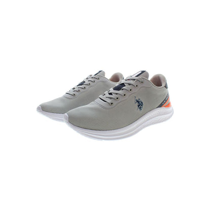US POLO ASSN. Brown Polyester Men Sneaker