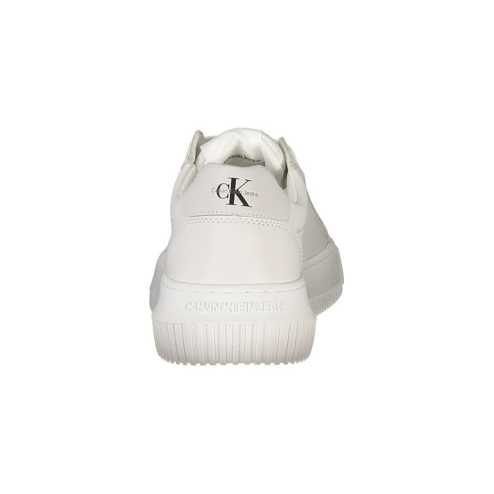 Calvin Klein Damen Sneaker aus weißem Polyester