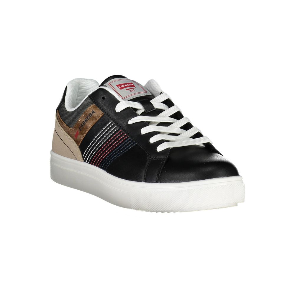 Carrera Herren-Sneaker aus schwarzem Öko-Leder