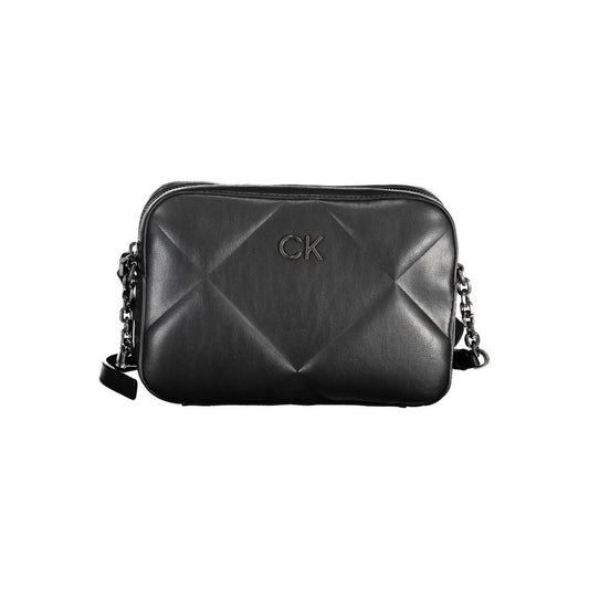 Calvin Klein Schwarze Polyester-Handtasche