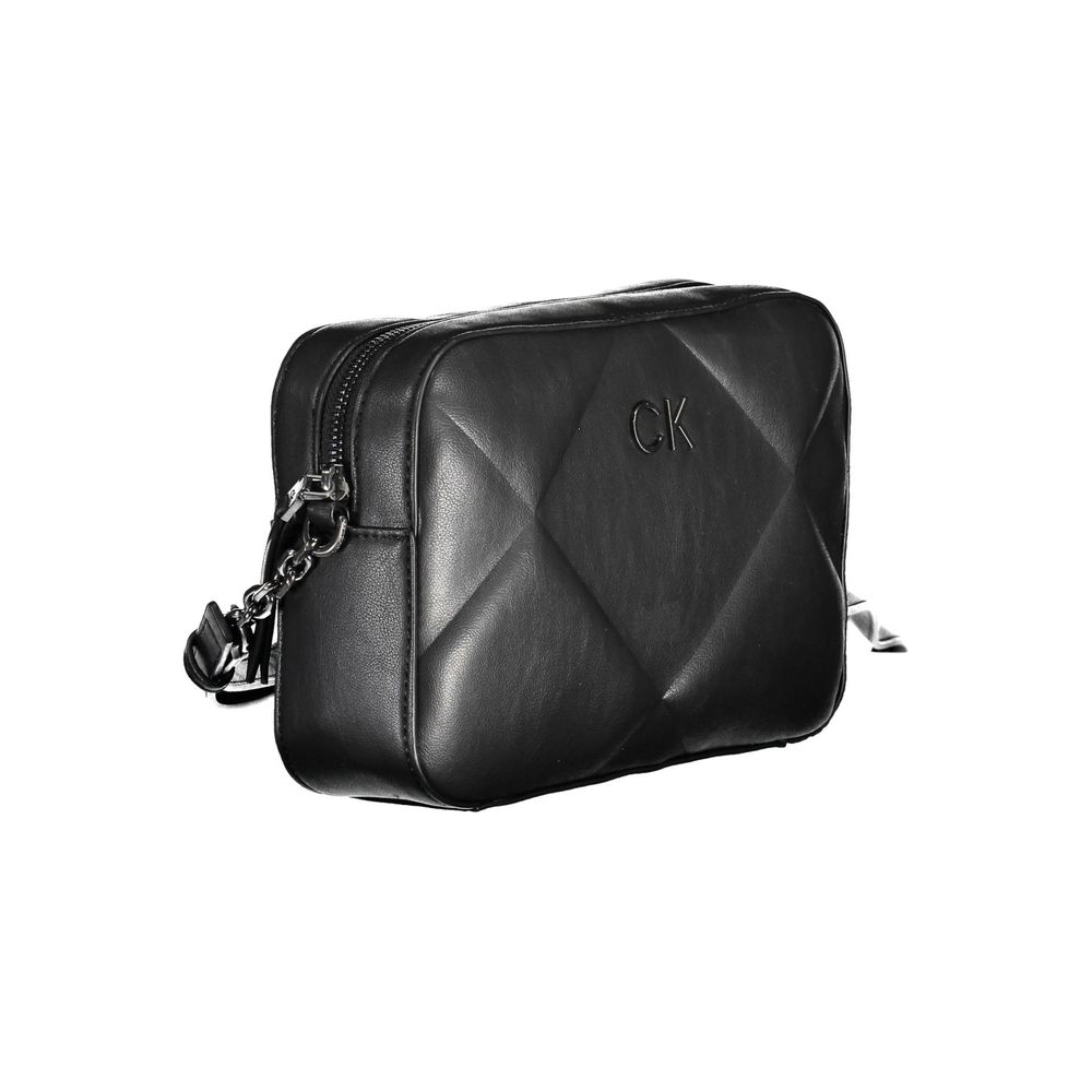 Calvin Klein Schwarze Polyester-Handtasche