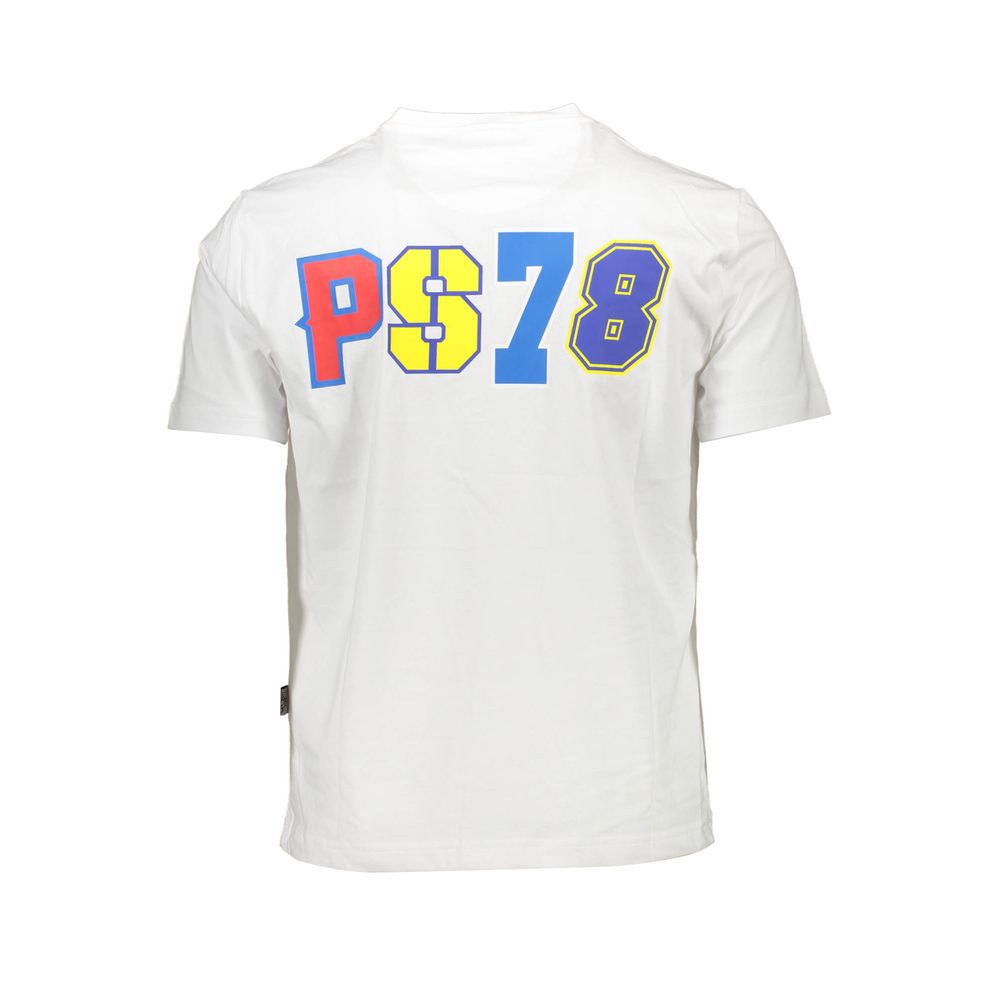 Plein Sport Weißes Baumwoll-T-Shirt für Herren