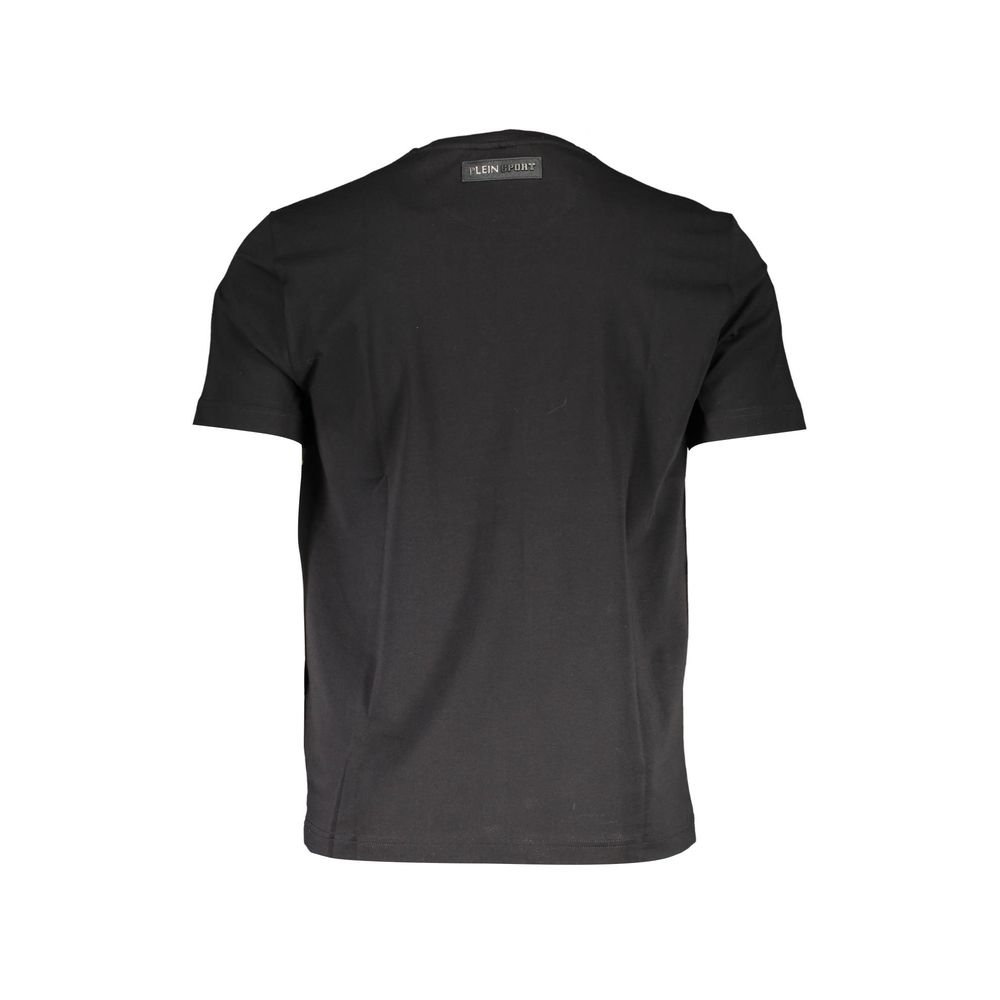 Plein Sport Schwarzes Baumwoll-Herren-T-Shirt