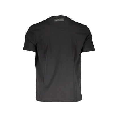 Plein Sport Schwarzes Baumwoll-Herren-T-Shirt