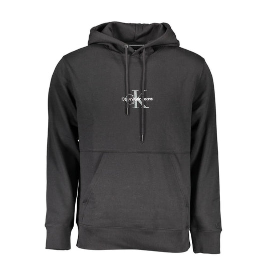 Calvin Klein Herrenpullover aus schwarzer Baumwolle