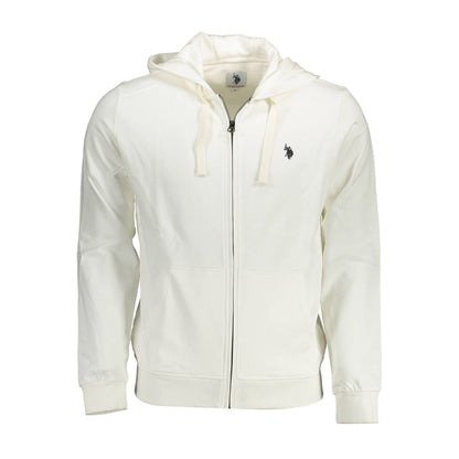 US POLO ASSN. Weißer Baumwollpullover für Herren
