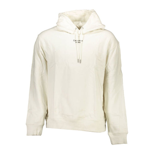 Calvin Klein Weißer Baumwollpullover für Herren