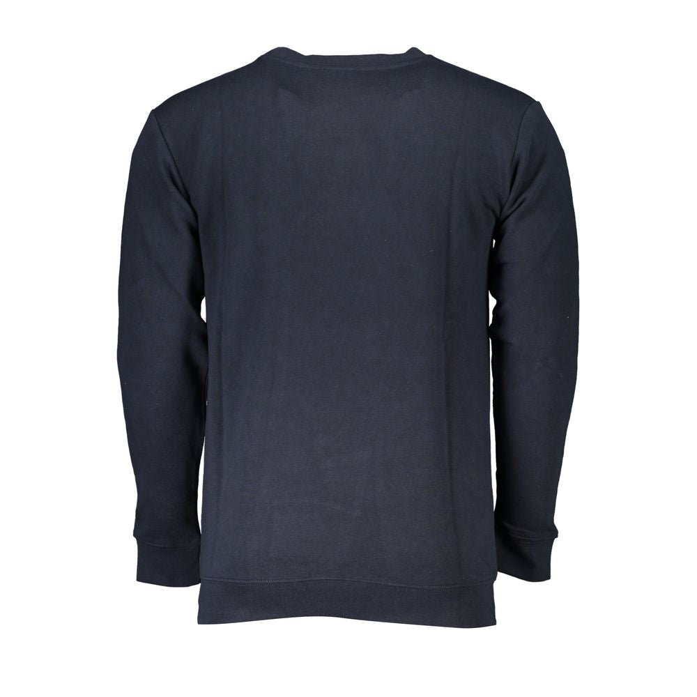 Blauer Baumwollpullover der Cavalli Class
