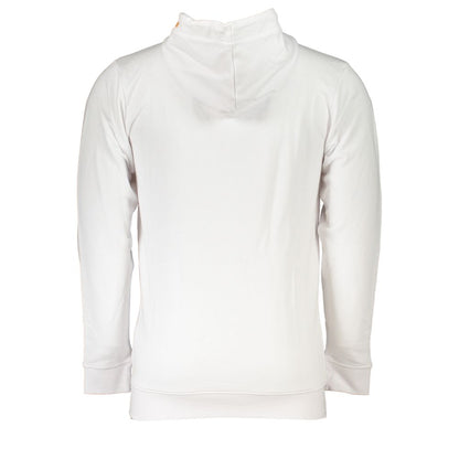 Cavalli Class Herren-Kapuzenpullover aus weißer Baumwolle