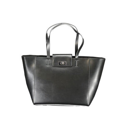 Calvin Klein Schwarze Polyester-Handtasche