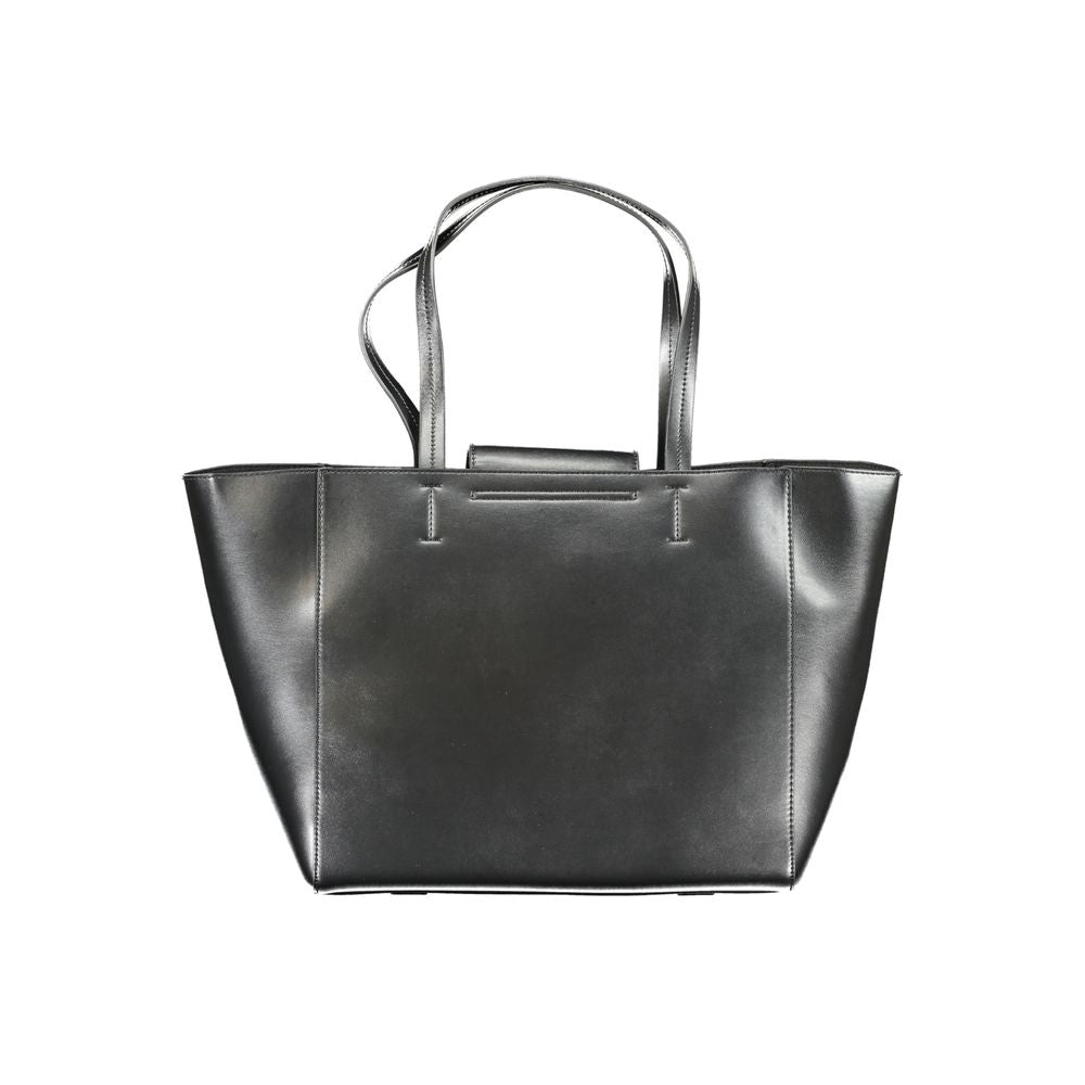 Calvin Klein Schwarze Polyester-Handtasche