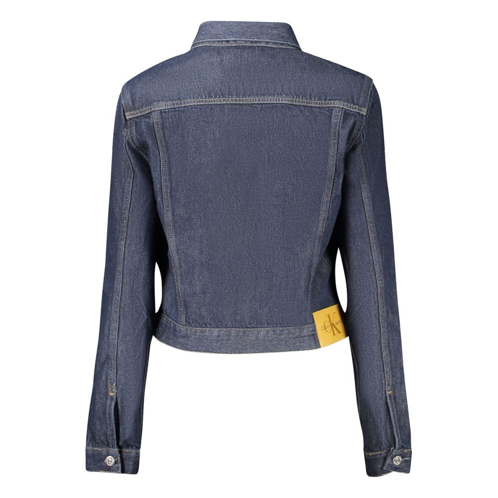 Calvin Klein Blaue Baumwolljacke für Damen