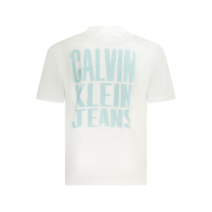 Calvin Klein – Weißes Baumwoll-T-Shirt