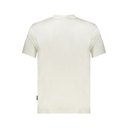 Napapijri Weißes Baumwoll-T-Shirt für Herren