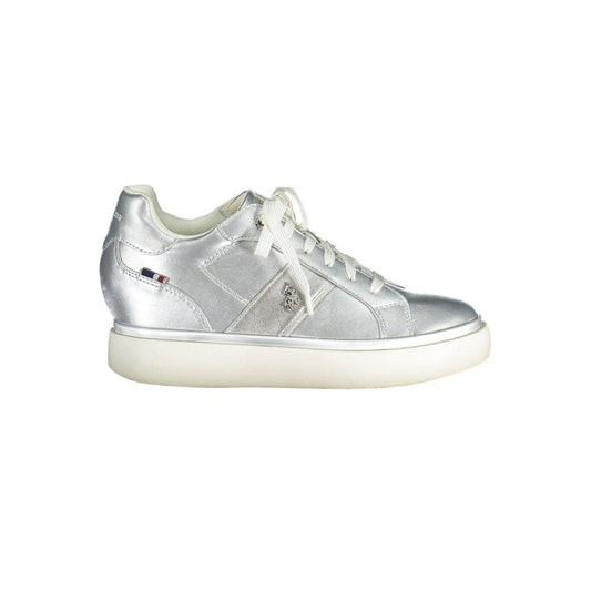 US POLO ASSN. Grauer Polyester-Damen-Sneaker
