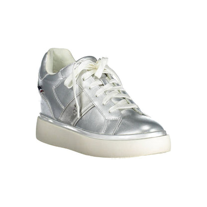 US POLO ASSN. Grauer Polyester-Damen-Sneaker