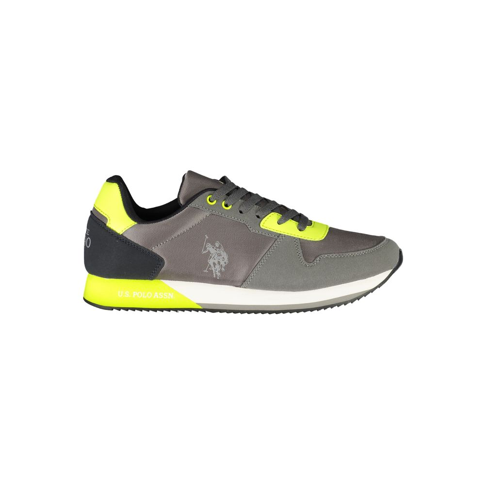 US POLO ASSN. Braune Polyester-Herren-Sneaker