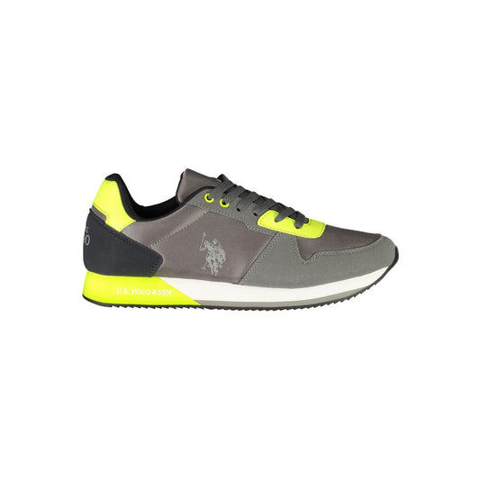 US POLO ASSN. Braune Polyester-Herren-Sneaker